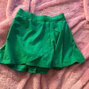 pacsun tennis skirt green